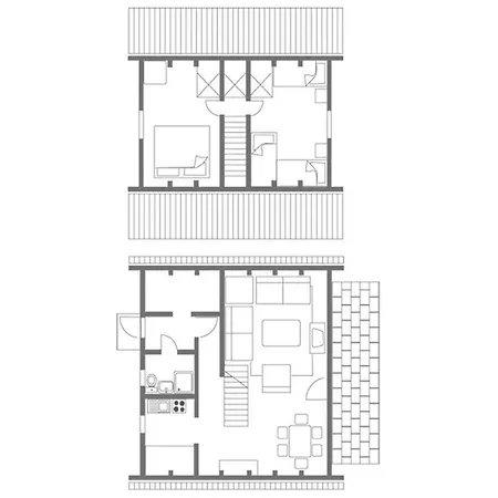 펜션 Ferienwohnpark Nurdachhaus Typ 8 Ndw 084 *